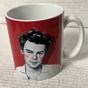 Harry Styles I Heart Harry Pink Ceramic Coffee Mug Fan Gift